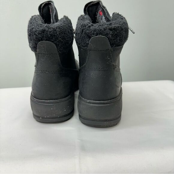 Wolverine EPX water resistant black leather winter work boots women's 10. - Picture 4 of 7